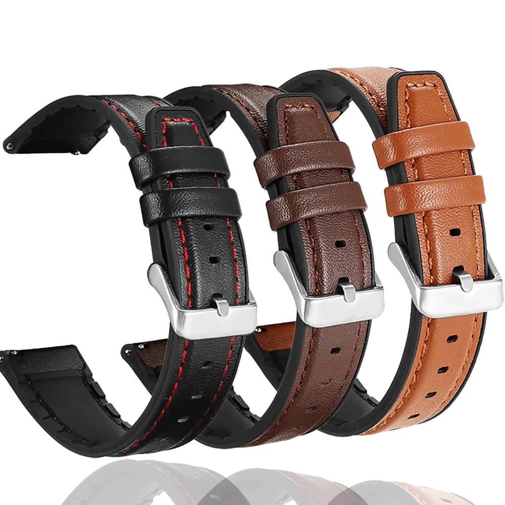 Per Haylou Orologio RS5 R8 Cinturino in pelle Bracciale per Haylou Watch 2 Pro/Solar Pro Plus RT3/GST Lite/RS3/S8 Cinturino