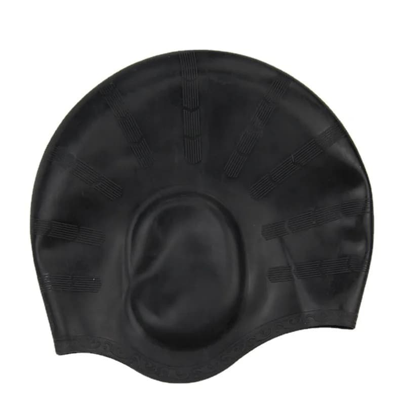 Silicone swim headphone protection for ears water drop head man woman training head for adult waterproof non-slip swimming