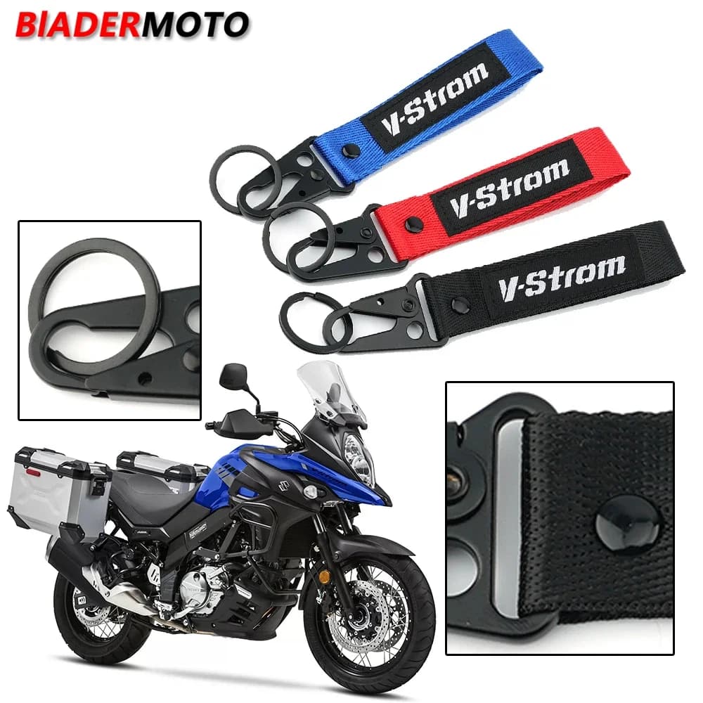 2023 nuovi accessori moto ricamo portachiavi per VSTROM DL250 DL650 V-Strom DL1000 DL 650/ 1000/XT