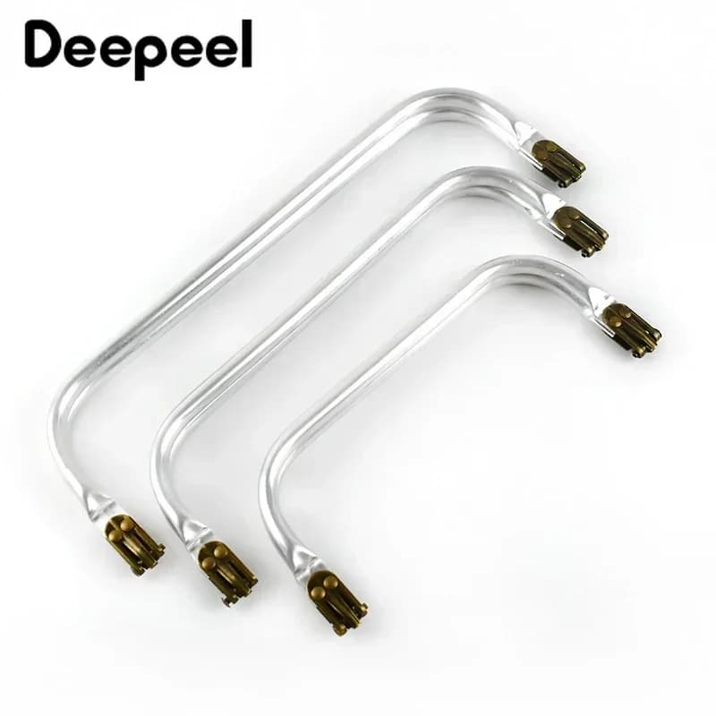 2/5 pezzi Deepeel 18-30 cm borsa liscia telaio borse maniglia portafoglio staffe per cucire chiusura bacio kit per cucire borsa borsa accessorio hardware