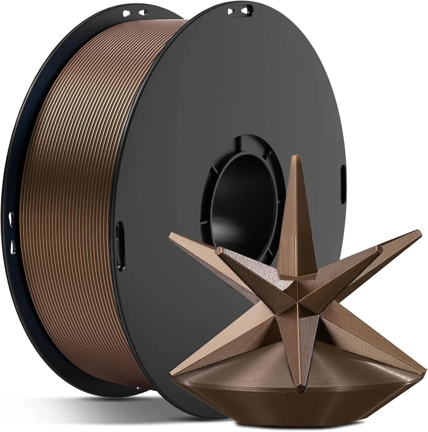 Metal PLA Filament 1.75mm 1KG with Spool, Metallic Finish, Controllable Shine, Tough & Durable, RFID Enabled