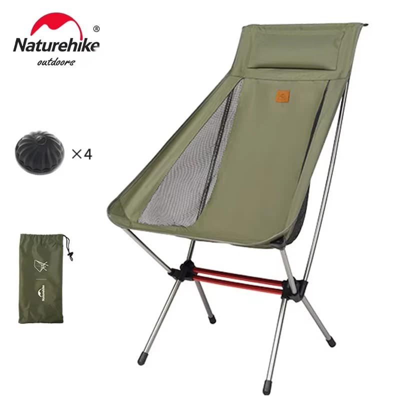 Naturehike sedia da campeggio L01 L02 sedie Moon sedia ultraleggera portatile sedia pieghevole da esterno sedia da pesca sedia da spiaggia da Picnic