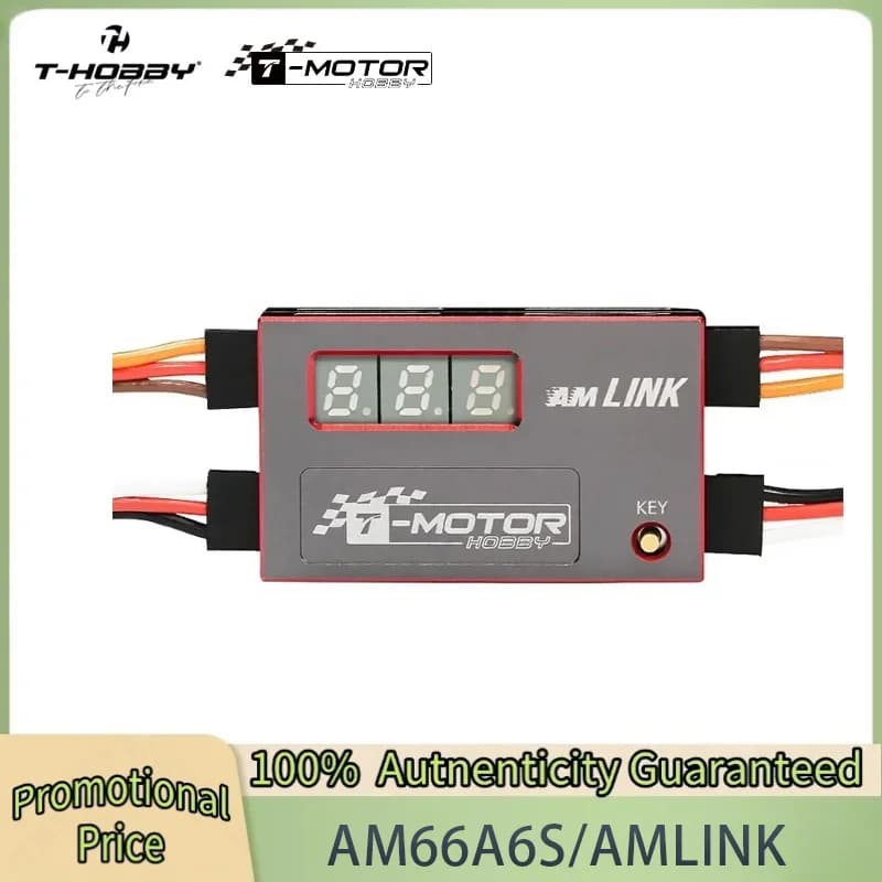ESC T Motor T Hobby AM66A BLHeli S 32 3-6S Dshot1200 AM Link con Telemetria 3D per Droni da Corsa FPV RC
