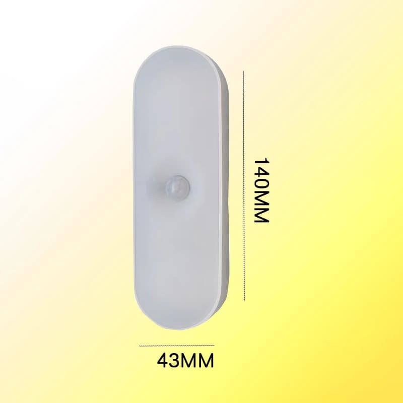 Mini luce interna 1PC con sensore di movimento Lampada magnetica intelligente Luce notturna portatile per camera da letto Comodino Parete Camera dei bambini Soggiorno