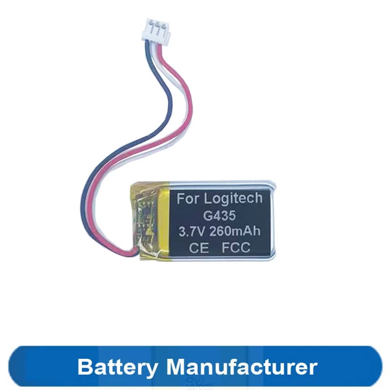 260 mAh Lithium Polymer Battery for Lgitech G435 Lightspeed Wireless Gaming Headphones