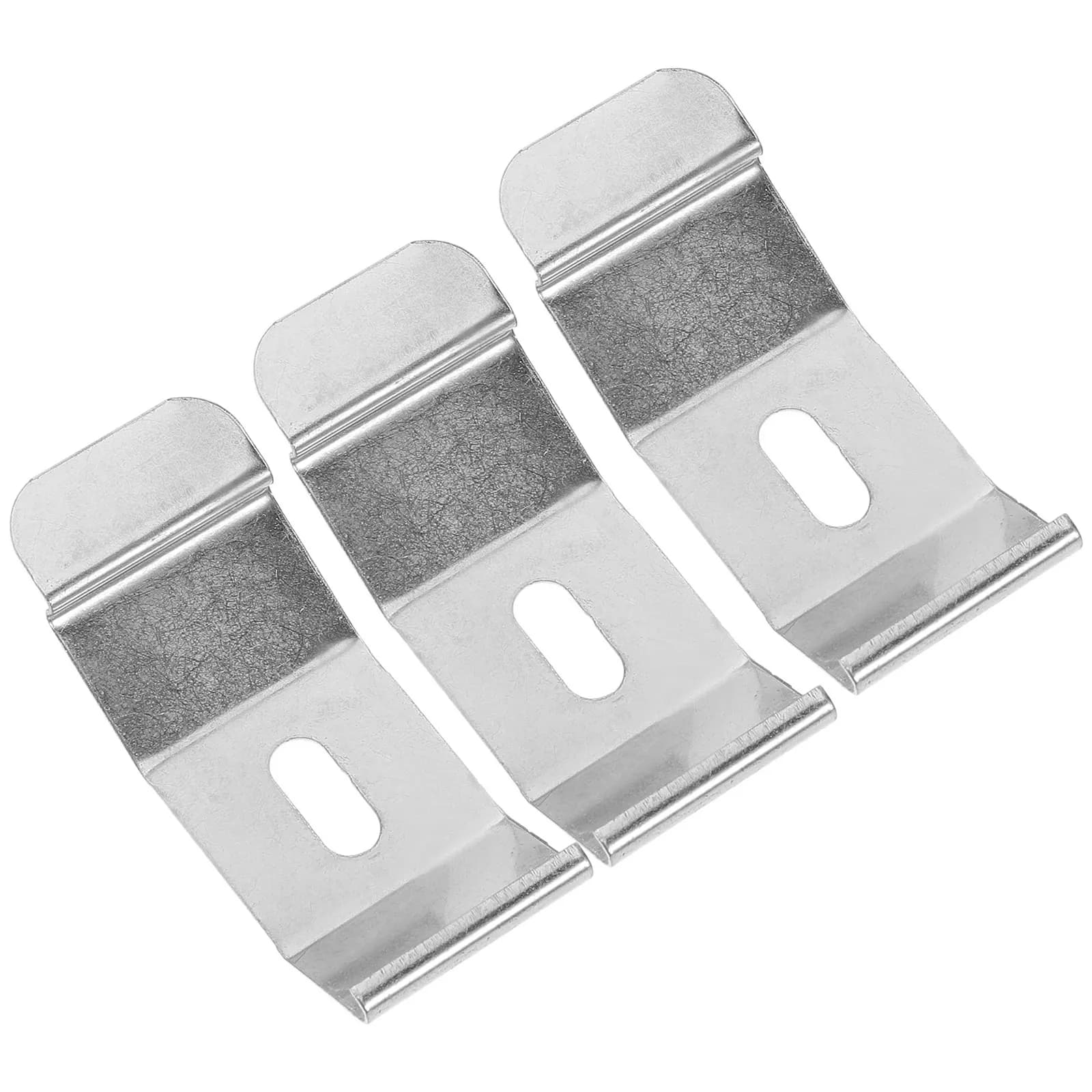 3Pcs Lightweight Metal Blind Brackets for Louver Panels Simple Design Firm Hold Curtain Bracket Support for Office Home Use