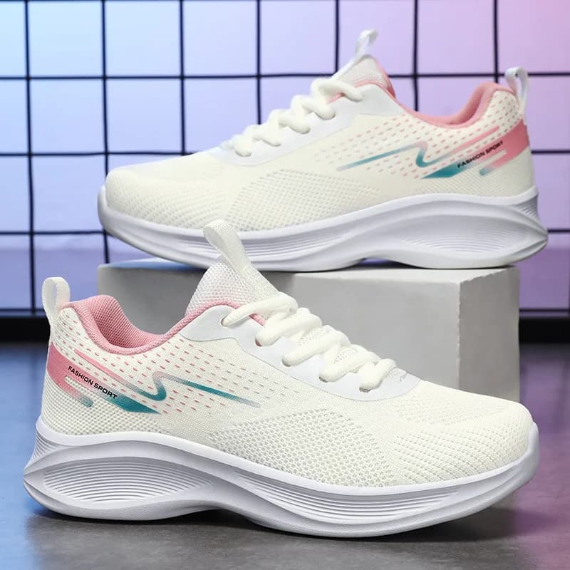 Women's Summer Fashion Outdoor Running Shoes Soft Bottom Comfortable Breathable Sports Shoes