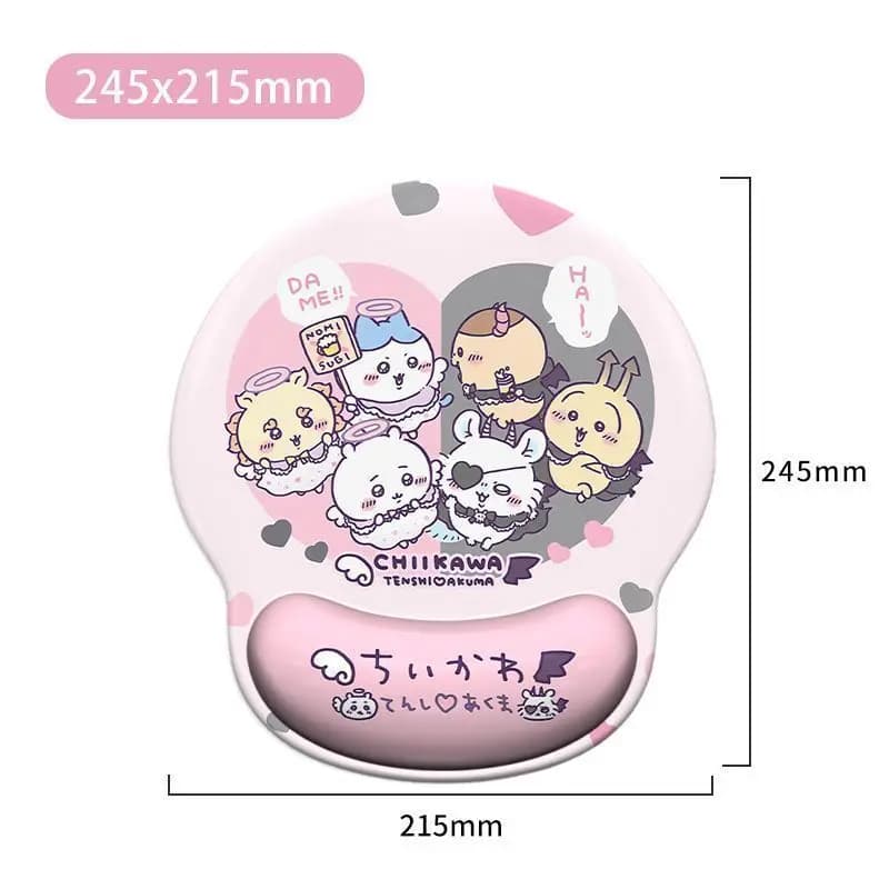High‑appearance Chiikawa Mouse Pad Wrist Rest Female Non‑slip Cute Cartoon Keyboard Mouse Gift for Friends Birthday Gifts Lovely
