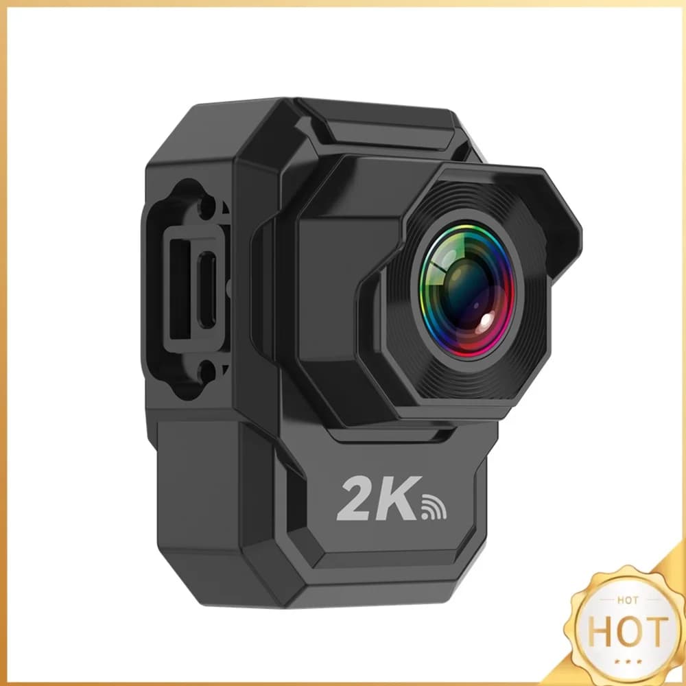 2K IP65 Waterproof Car Camera Weather Resist Portable Driving Camcorder Lightweight Mini Bike Dashcam for Motorcycle Commuting