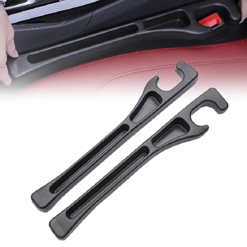 1 paio di strisce universali per tappo per cucitura laterale per auto con 2 scanalature, riempitivo per seggiolino auto a prova di perdite, decorazione per interni auto, organizzatore per console