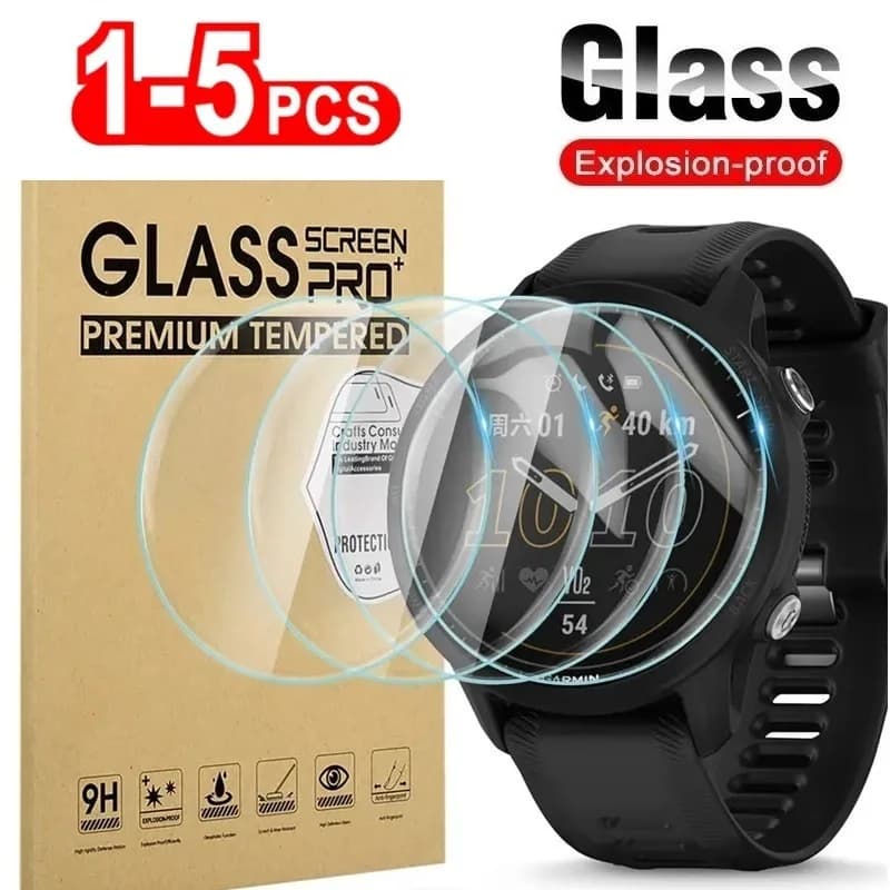 Vetro temperato compatibile per Garmin Forerunner 45 245 745 945 55 255 255S 955 165 235 735 935 pellicola proteggi schermo