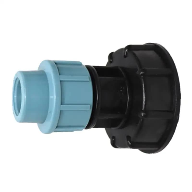 Adattatore per tubo flessibile a testa diritta Connettore per secchio in plastica affidabile progettato per adattarsi alle dimensioni standard di tubi da giardino di 20/25 mm