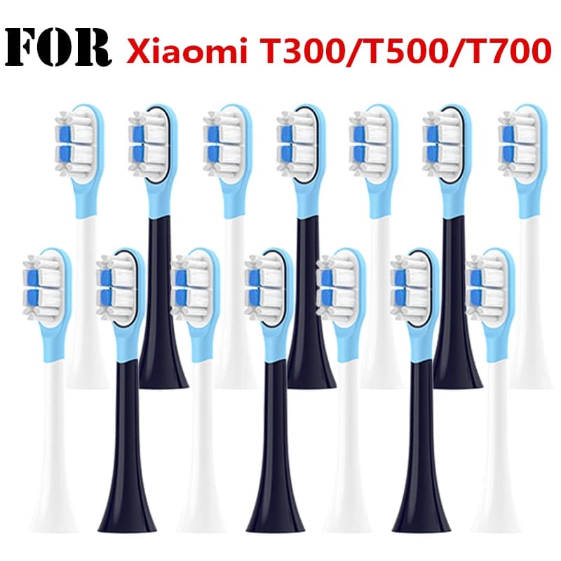 4-20 pezzi Testine di ricambio per spazzolino Xiaomi Mijia T301/T302/T501C, in silicone Dupont, senza rame