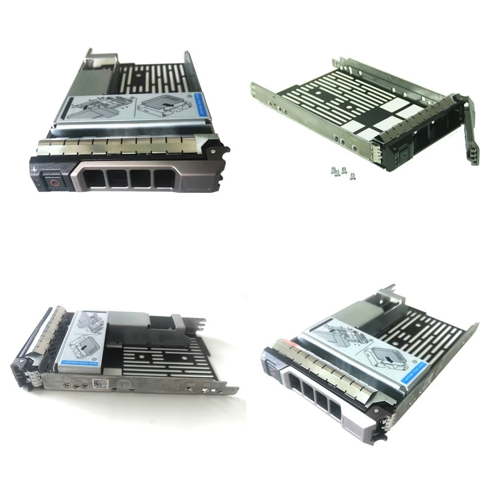 Staffa di montaggio per server con vassoio per disco rigido da 35 pollici PNF238F 9W8C4T310T410R710R610 compatibile con Dell HP IBM Lenovo