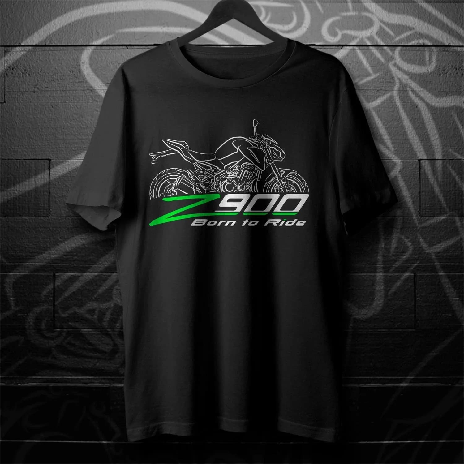 Rara Maglietta Moto Z900 2017-2025 - T-shirt in Cotone per Ciclismo Quotidiano, Adatta sia per Uomini che per Donne