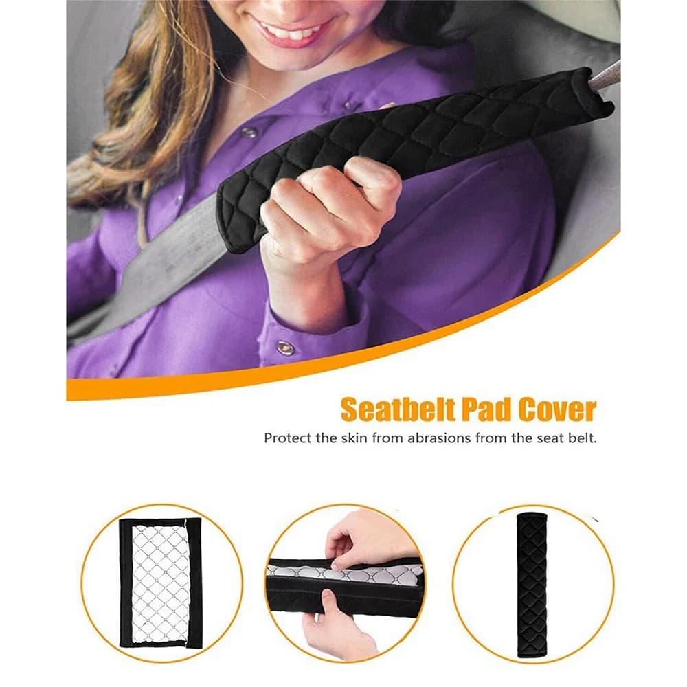 Efficientt-6 Pieces Safety Belt Covers Car Belt Safety Belt Safety Belt Strap Safety Belt Strap Safety Belt Strap Adjustable Car Belt Strap