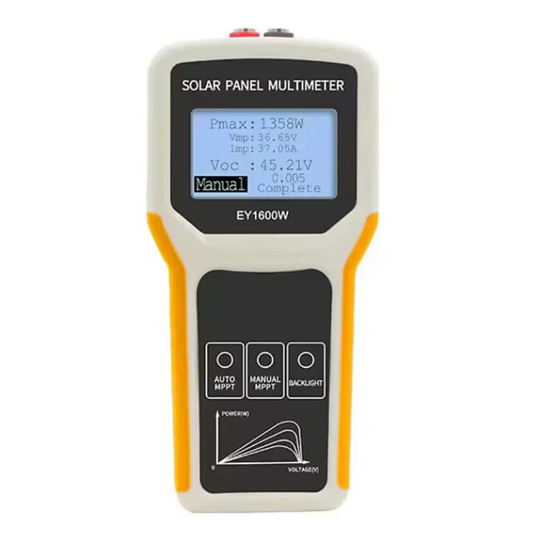 ELEJOY EY1600W Multimetro per Pannelli Solari MPPT con Schermo LCD, Misuratore di Tensione