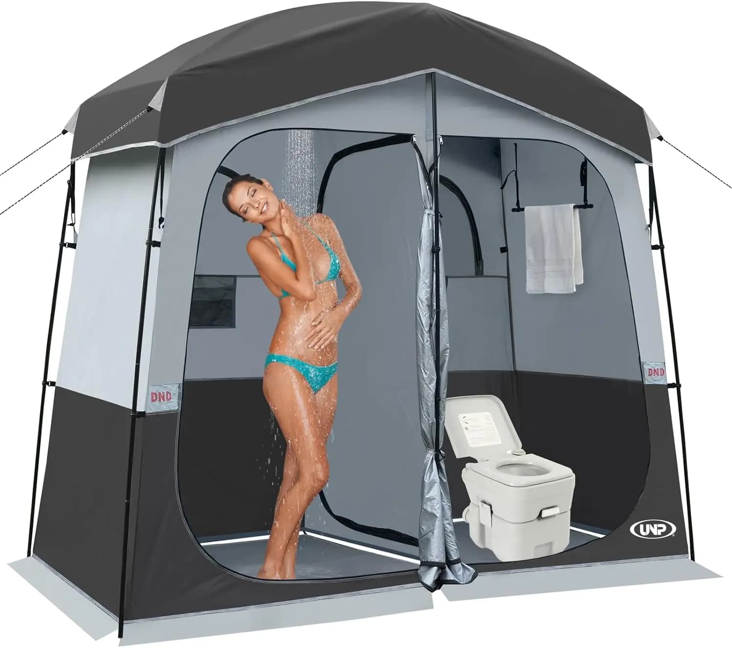 Portable Outdoor Shower Tent - Privacy Shelter for Camping, Dressing Room, Changing Room, Toilet Tent - Ideal for Hiking, Picnic, Fishing, Sun Shelter