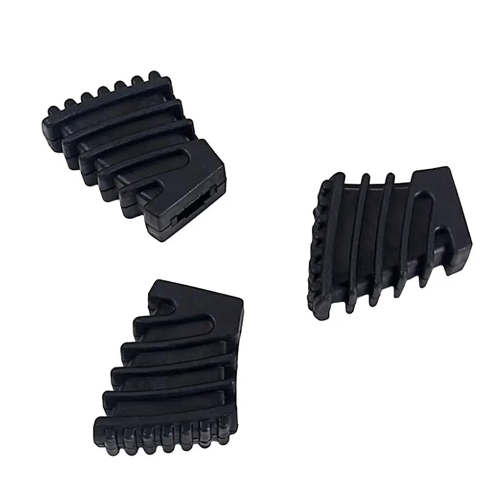 3 pezzi piedini in gomma per tamburo codice piccolo adatto per hardware per batteria supporti per piatti sistema di rack per batteria piedini in gomma