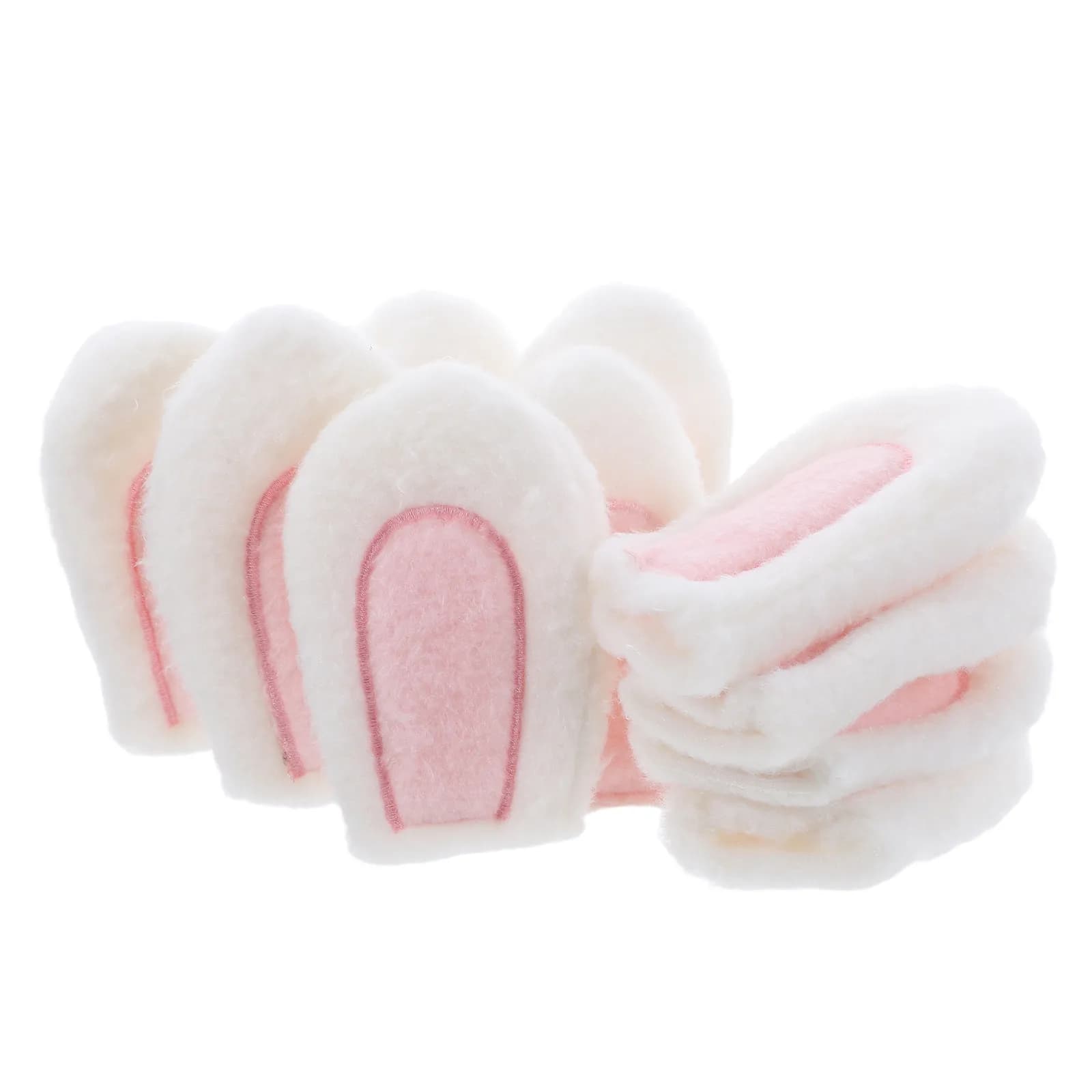 10 Pezzi Orecchie di Coniglio per Decorazioni Fai-da-Te, Accessori per Fermagli e Fasce per Capelli, Decorazioni per Costumi e Feste a Tema