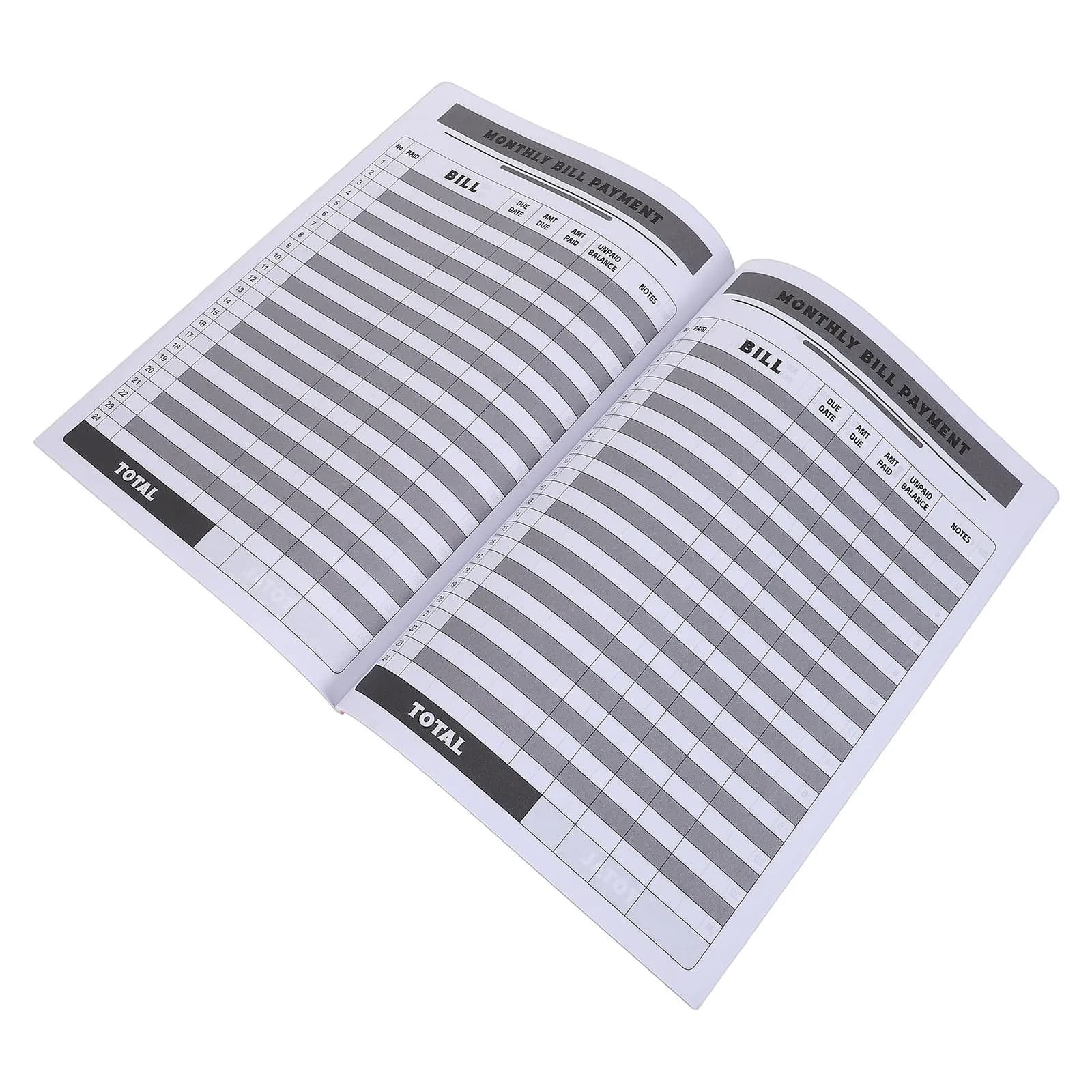 Quaderno per il monitoraggio dei pagamenti mensili su 48 mesi, agenda per la pianificazione del budget, per il monitoraggio finanziario, il registro delle spese domestiche e le risparmi.