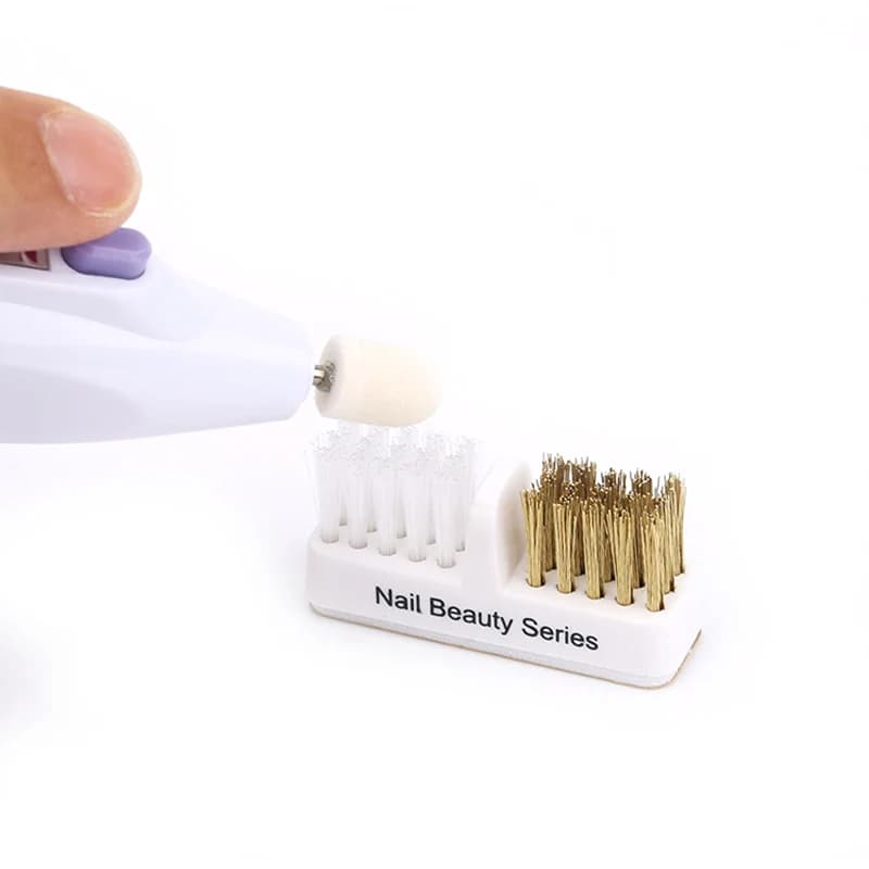 1PC Punta da trapano per unghie Spazzola pulita Pulizia della polvere Accessori per unghie Strumenti per manicure