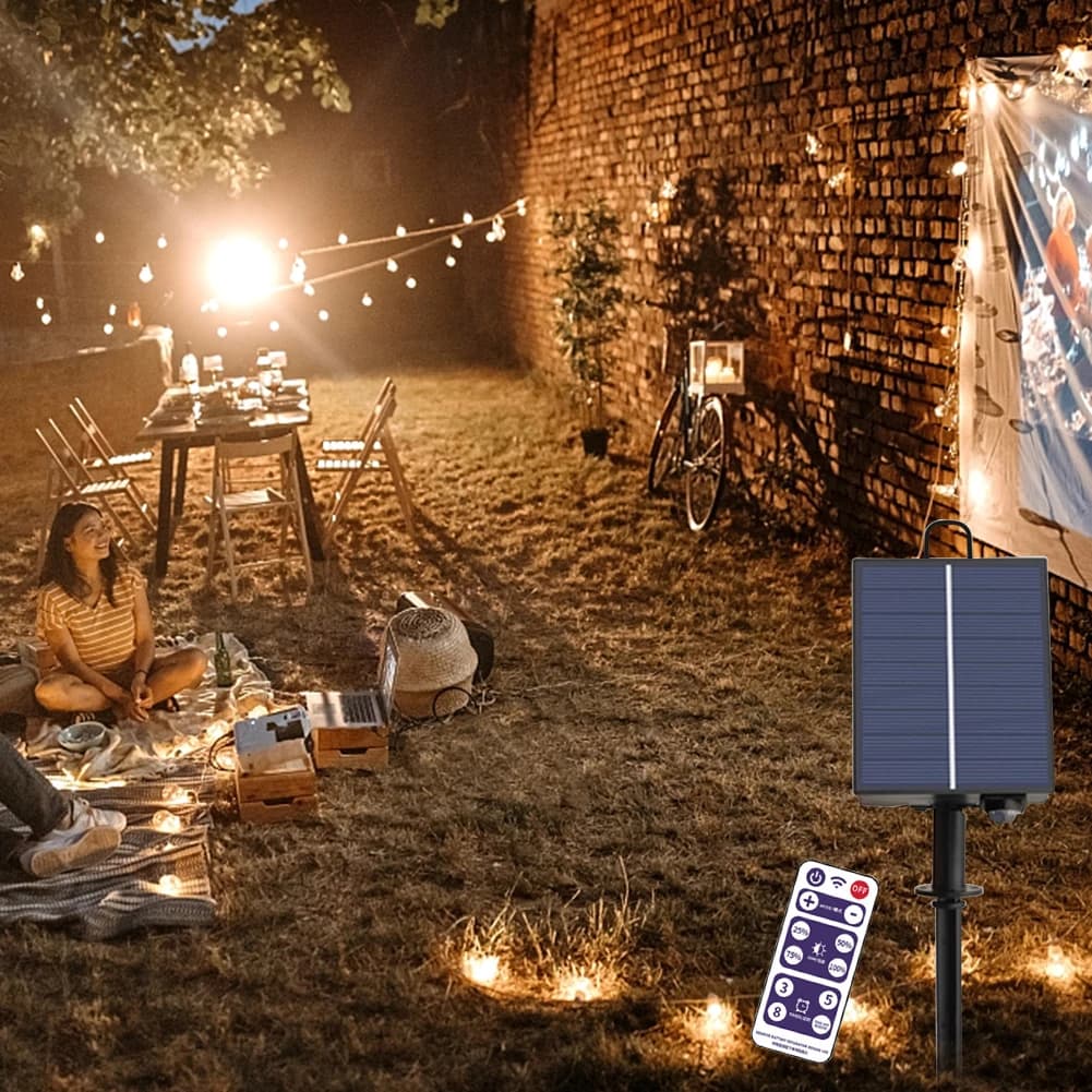 Solar Battery Box Kit Pack 3.7V 1200mAh Powered Lithium Panel Light with Remote Control for LED String Strip Lamp 3.7V DIY