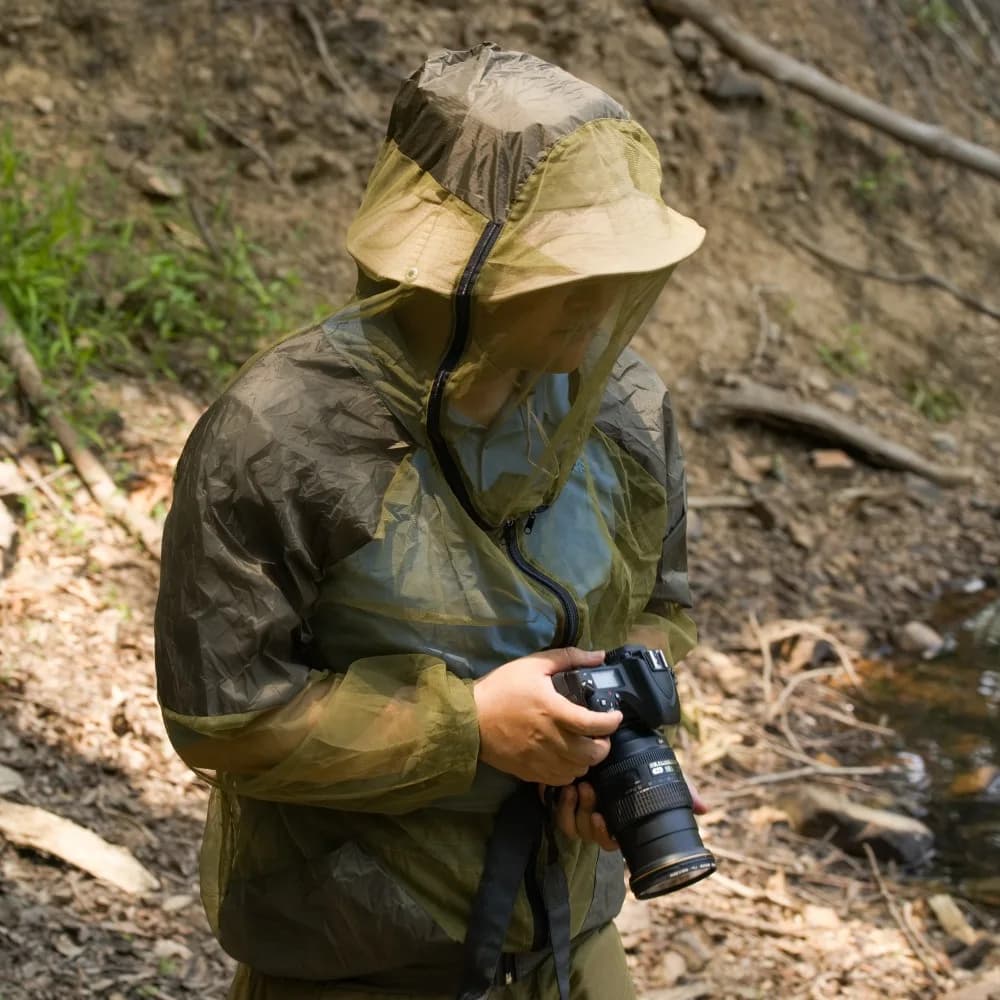 Mosquito Proof Clothing for Summer Outdoor Fishing and Hiking. Breathable, Visible, Lightweight Mesh Pants