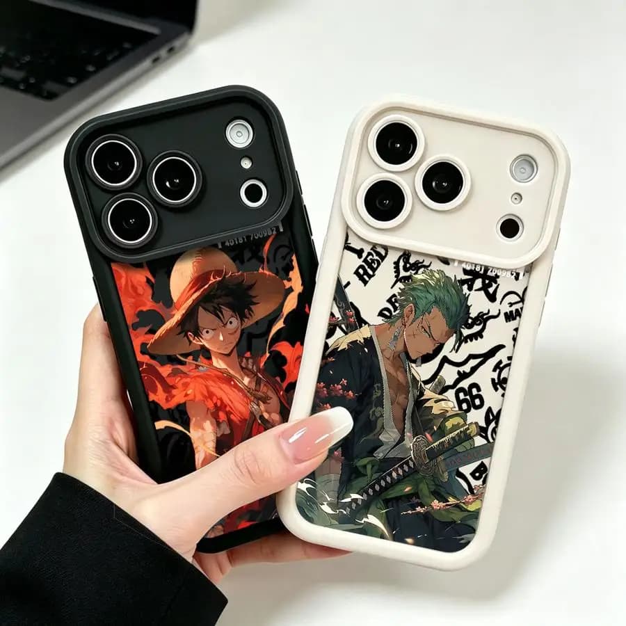 Phone Cover Case for Apple iPhone 17 Pro Max 14 Plus Air 16e 11 12 15 13 Mini XS XR 16 One P-Piece Luffy Zoro