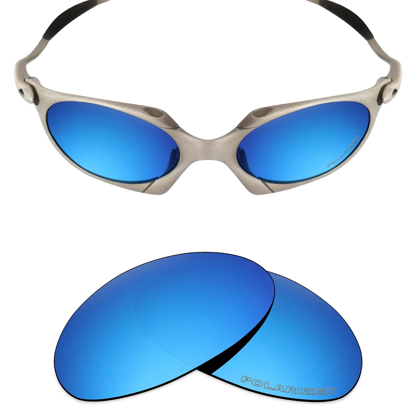 ezoptix123 Etched Anti-salt Polarized / Non-Polarized Lenses Replacement for Oakley Eye Jacket 1.0 Sunglasses