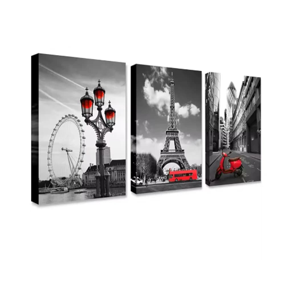 5D DIY Diamond Painting Kits Paris Tower, Ferris Wheel, City View - 2026 New Collection Handicraft Rhinestone Mosaic Decor