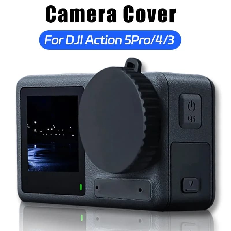 1-10 pezzi copertura antipolvere per obiettivo fotocamera per DJI Osmo Action 5Pro 4 3 custodia protettiva in silicone antiscivolo antipolvere per DJI Action 5Pro