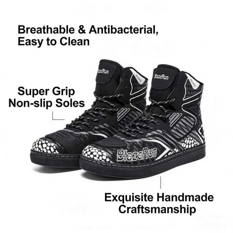 Scarpe da moto da uomo nuove Stivali da motocross impermeabili traspiranti Stivali da equitazione da moto antiscivolo traspiranti Motos da uomo