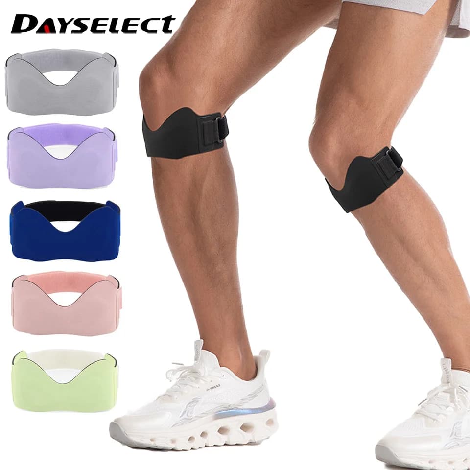 1 pcs knee support adjustable grip strap rotulean exercise pressurize fitness run rope for jump support shock absorption