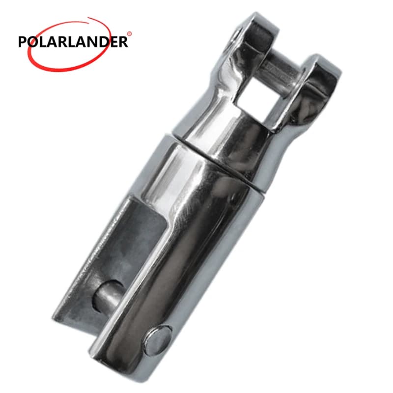 Accessori per Barche: Connettore Girevole per Ancora Marina in Acciaio Inossidabile 3/8" con Perno per Ancora e Catena 1/2"