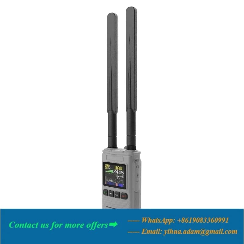 Rilevatore di Walkie Talkie Skydroid S12, Frequenza 0M-6Ghz, Portata 3-5KM con Allarme