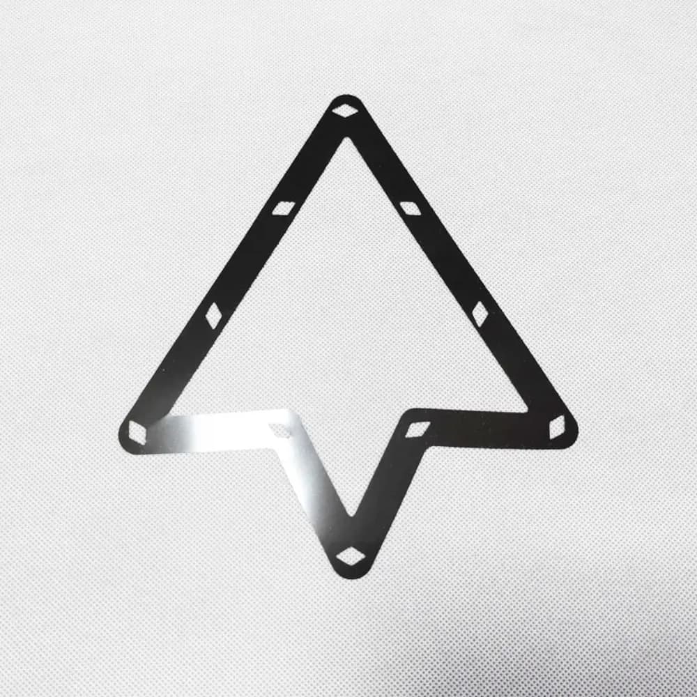 Triangle Billiard Table Magic Sticker 9/10 Ball Pool Cue Billiard Placer Sticker Ball Holder Placing Rack Billiard Rack Sheet