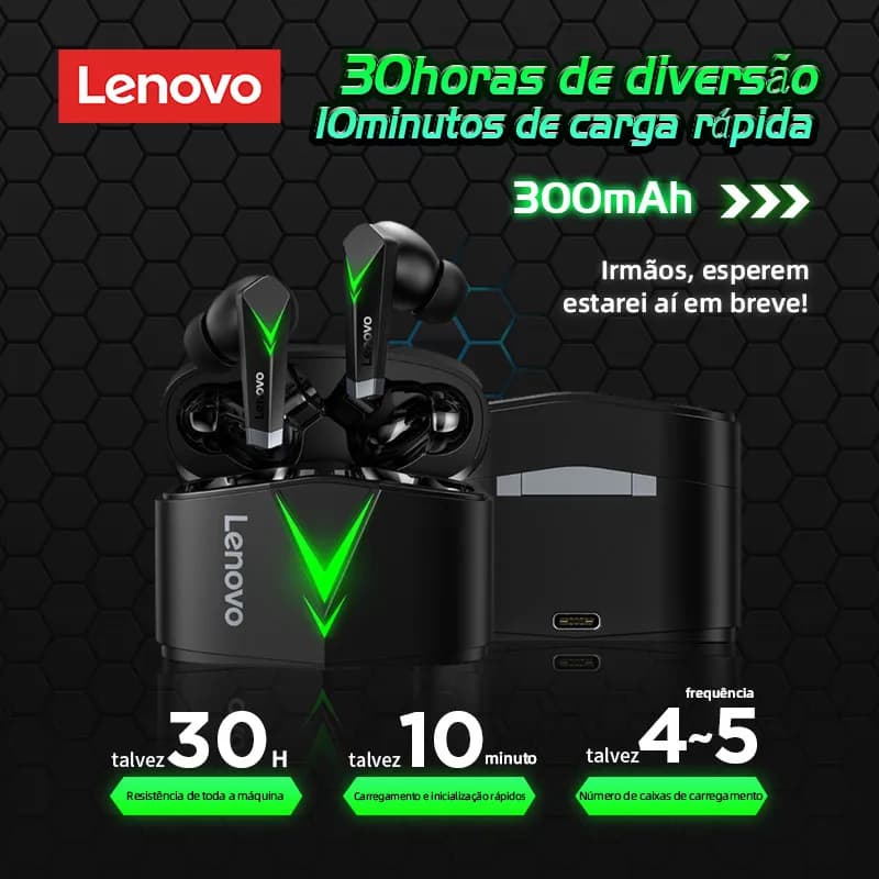 Original Lenovo LP6 TWS Wireless Buletooth V5.1 Audio Dual Mode Music Headphones New E-Sport Headphones