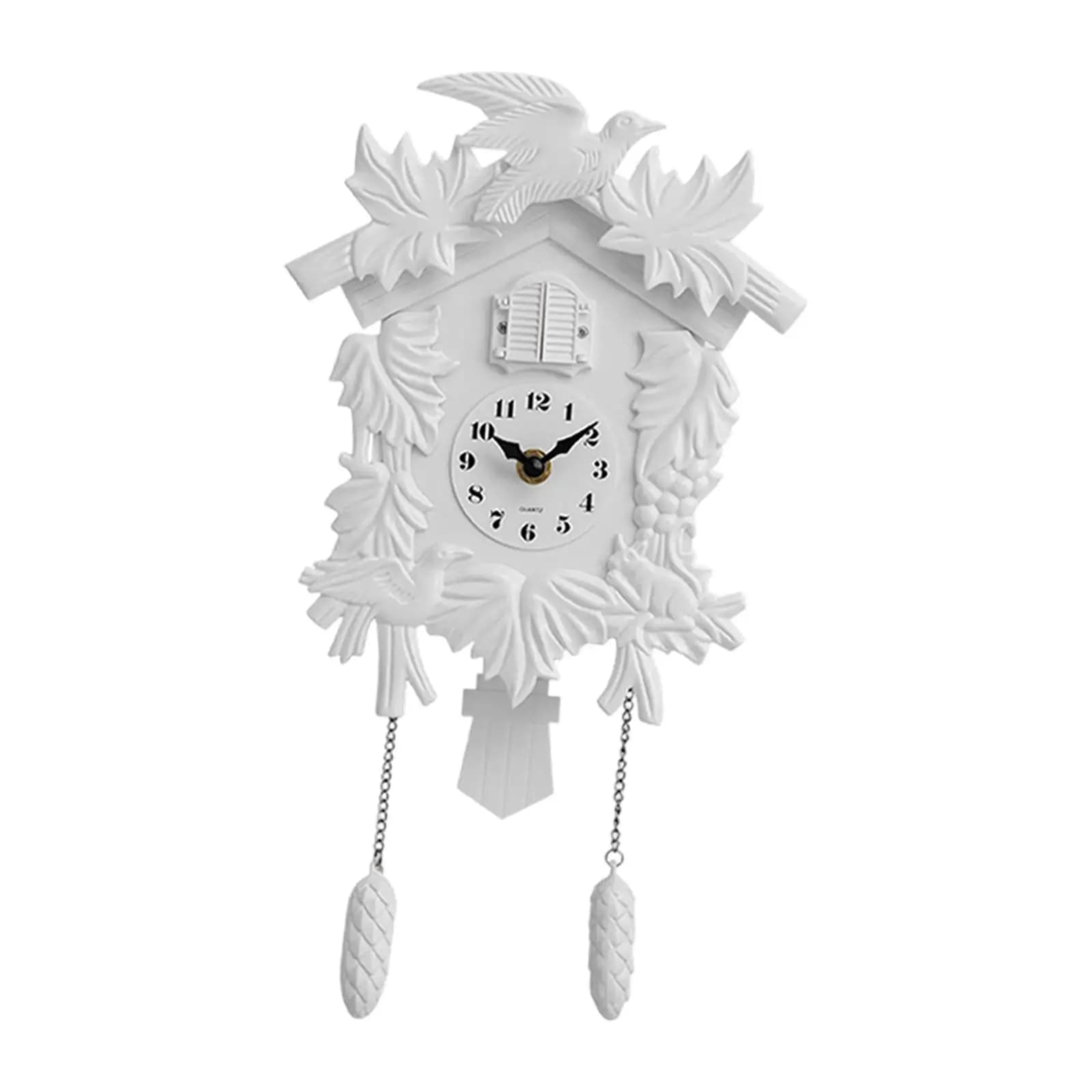 Hanging Wall Clock Gifts Silent Easily Read Accessories Wall Decoration Ornament for Home Study Farmhouse Living Room Office