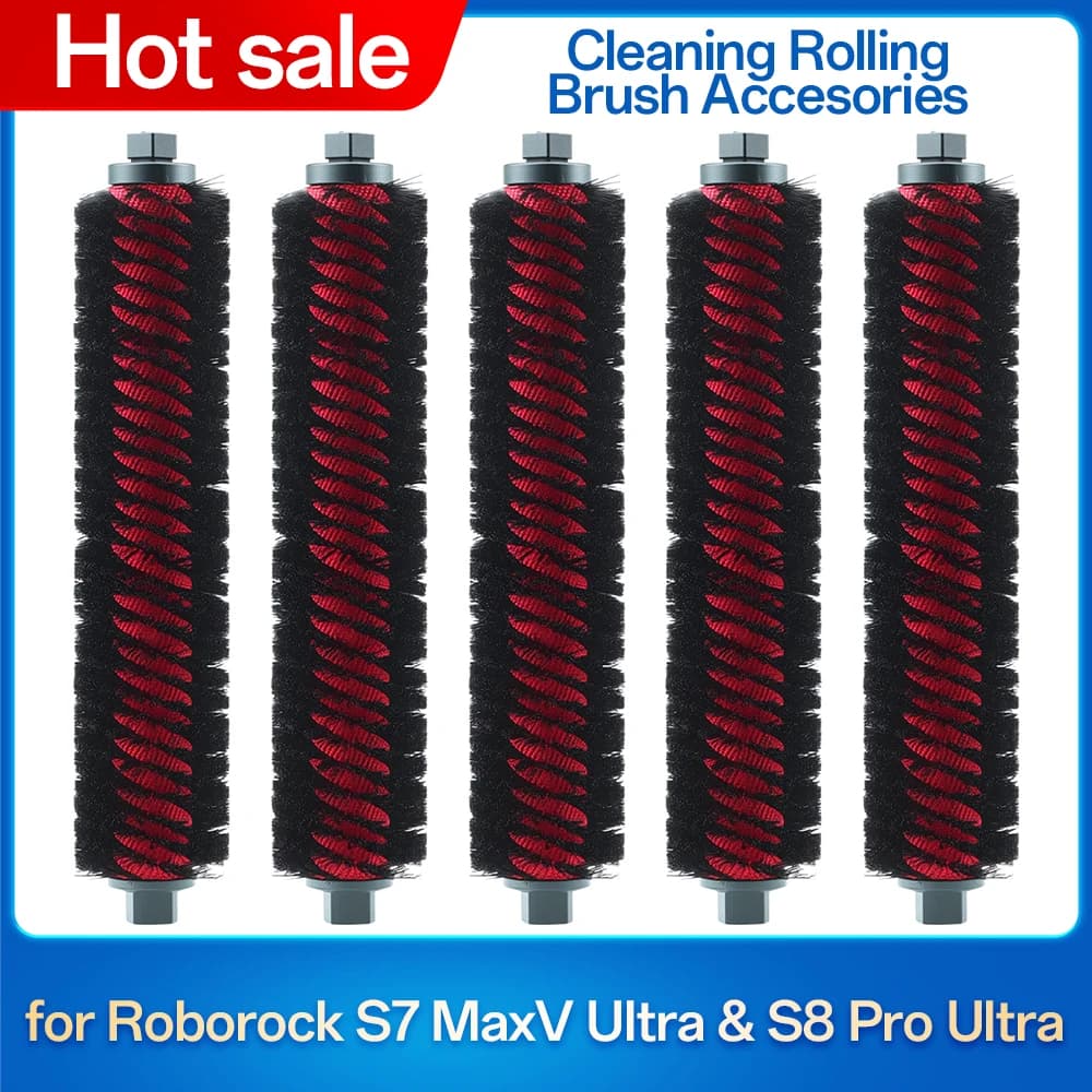 Spazzola rotante per pulizia per Roborock S8 Maxv Ultra S8 + S8 Pro Ultra S7 Maxv Ultra accessori per spazzole a rullo Parti per spazzole ad alta velocità