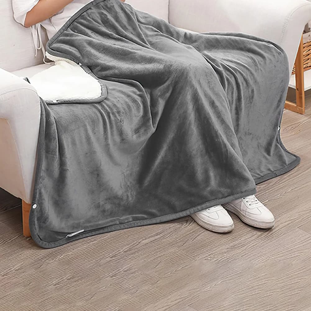 Coperta riscaldante leggera portatile con scialle riscaldato elettrico con ricarica USB per piedi, pancia, vita, spalle