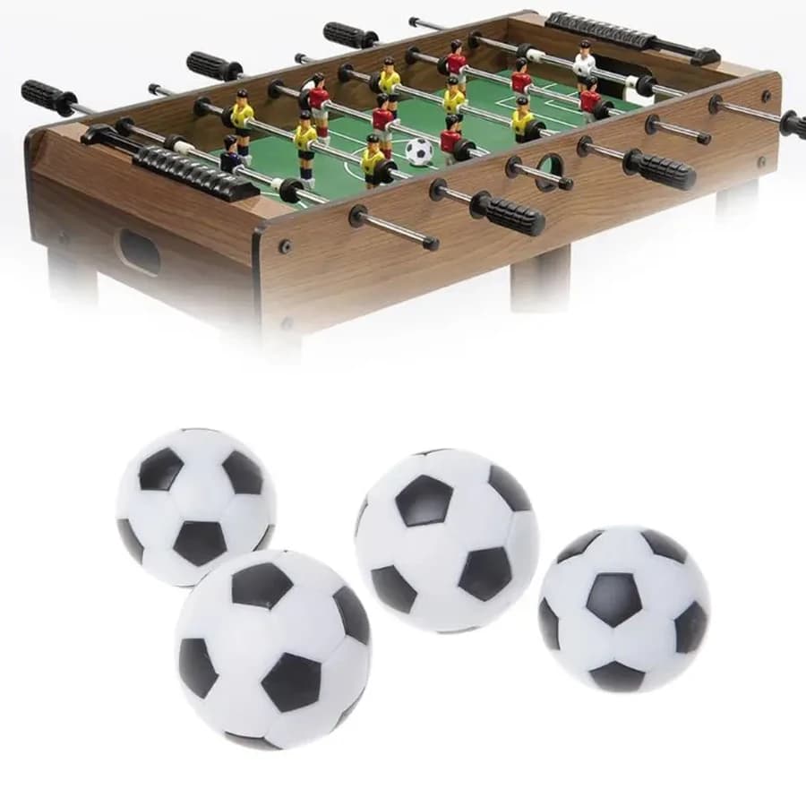 2 pezzi 28/32/36mm pallone da calcio da tavolo gioco da interni calcio tavolo in resina giochi di calcio babyfoot desktop genitore-figlio interattivo