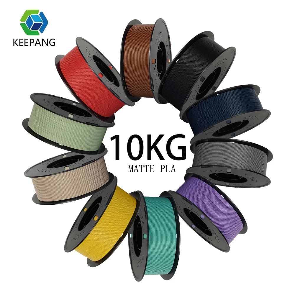 KEEPANG Matte PLA 22.05LB 3D Printing Filament 1.75+/-0.03mm No Bubbles No Clogging No Irritating Odor Suitable For Beginners And Hobbyists Suitable For Most 3D FDM Printers In The Market To Make Dragon Models And Daily Ornaments