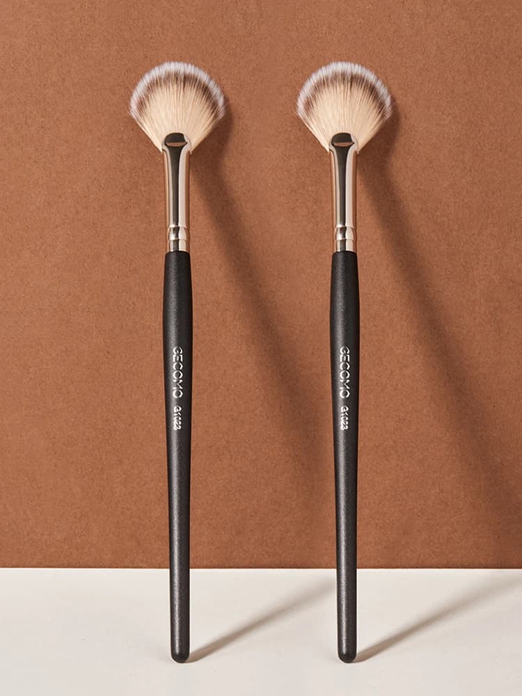 Pennello per fard in polvere lucido, capelli morbidi, senza polvere, trucco facile da applicare, pennello per trucco fard in polvere per principianti, strumento di bellezza