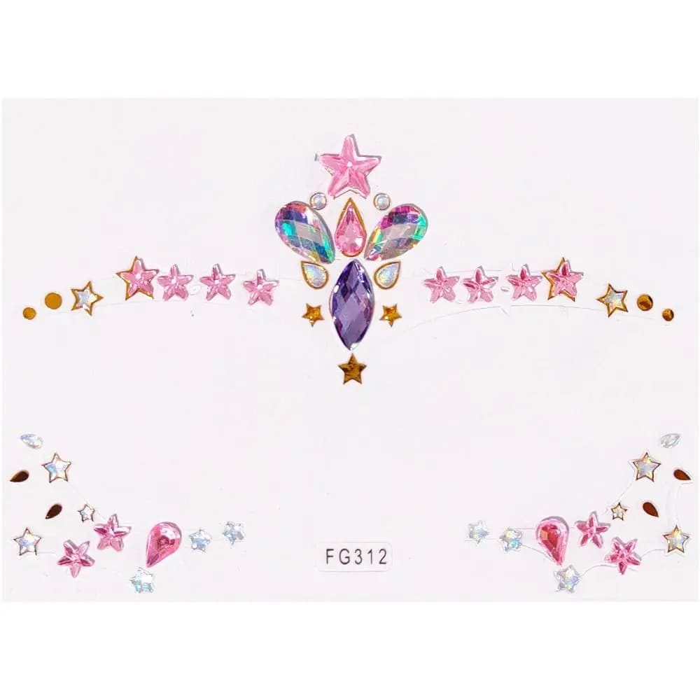 Occhi Ombra Perle di cristallo Gioielli per il viso Adesivi per tatuaggi viso Viso Corpo Strass colorati Nail Art Charms Tatuaggi temporanei