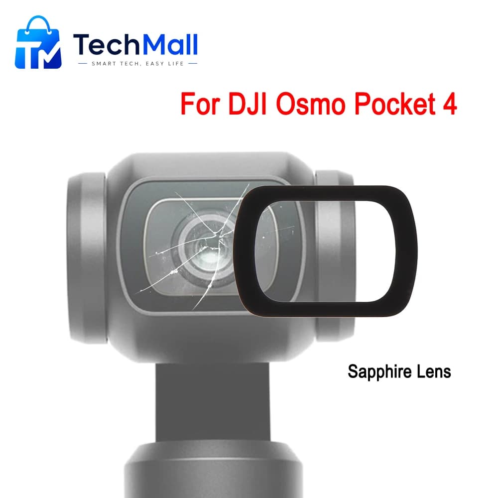 Sapphire Lens Glass For DJI Osmo Pocket 4, For DJI Pocket 4 Camera Lens Glass Repair Replacement Part