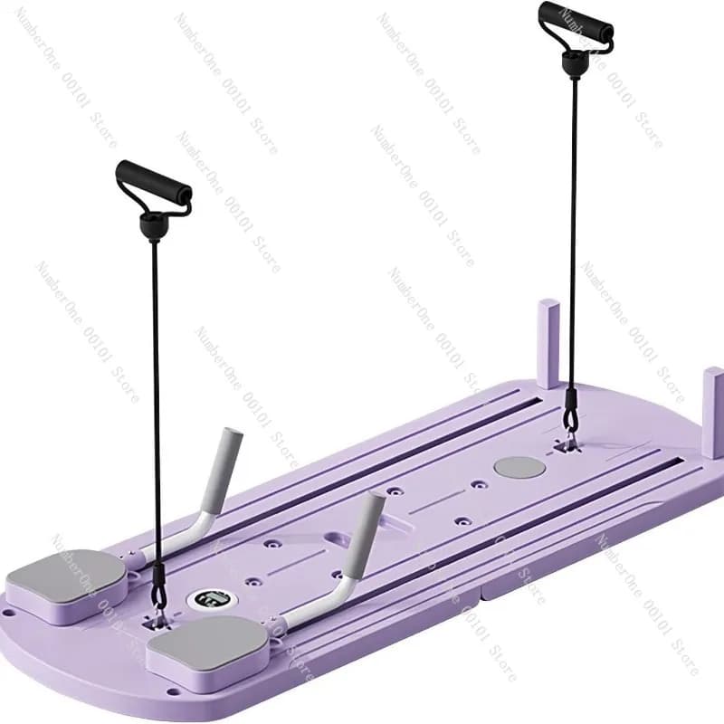 Attrezzo per Esercizi Addominali Pilates, Tavola Pieghevole per Fitness, Allenamento Core, Rullo AB Multifunzione, Macchina per Sit Up