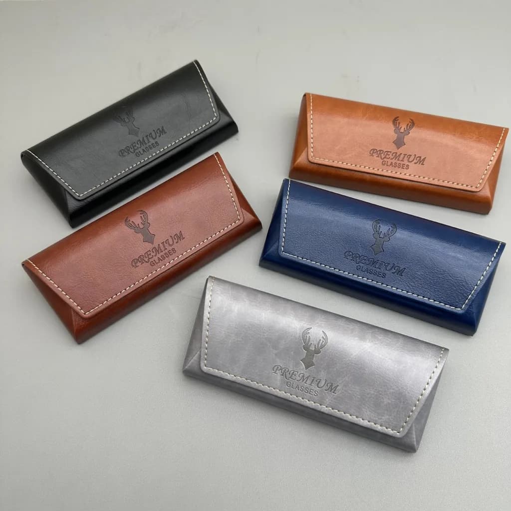 Magnetic Sunglasses Box Premium Pressure Resistant Eyewear Case Tri-Fold Magnetic Glasses Case Luxurious For Backpack Storage