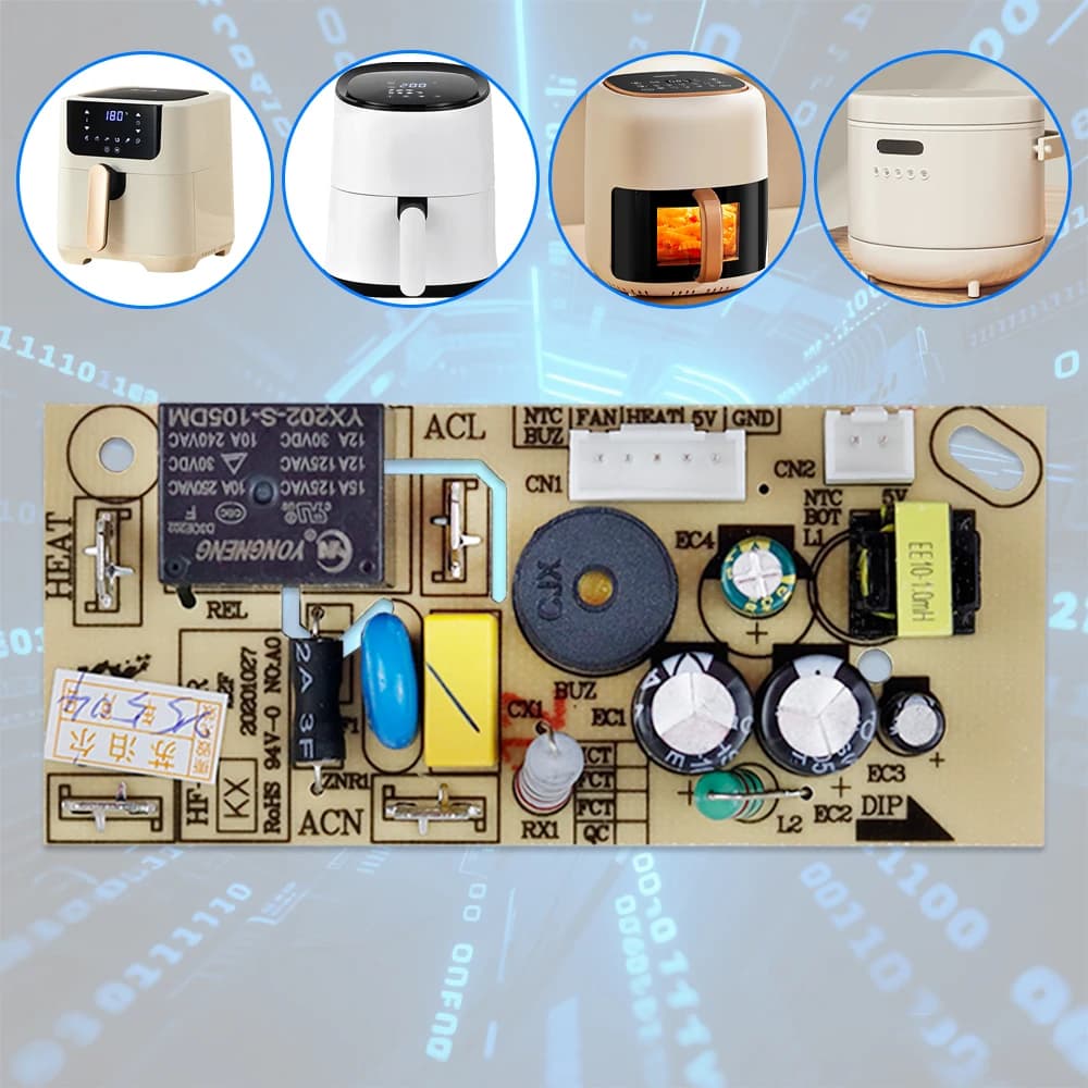 1PC Air Fryer Circuit Board Electric Oven Control Board Power Supply Motherboard KD30DQ815 KD40DQ817 Replacement Part