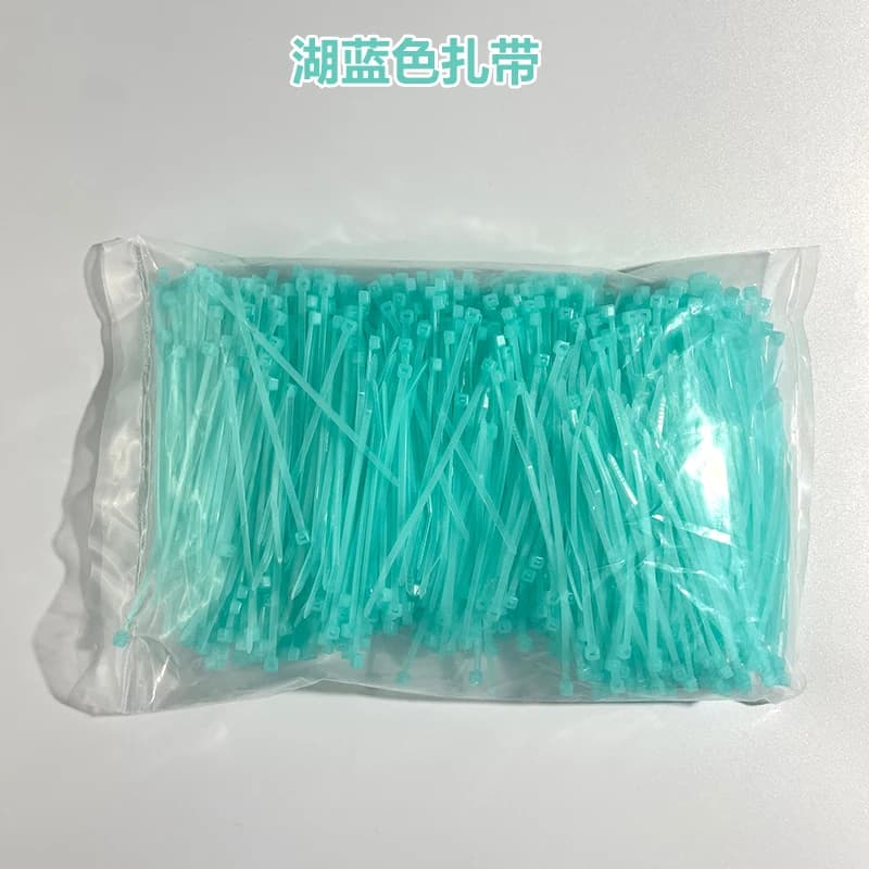 Fascetta per cavi in nylon blu lago/azzurro fascetta per cavi in plastica colorata 3 * 100MM